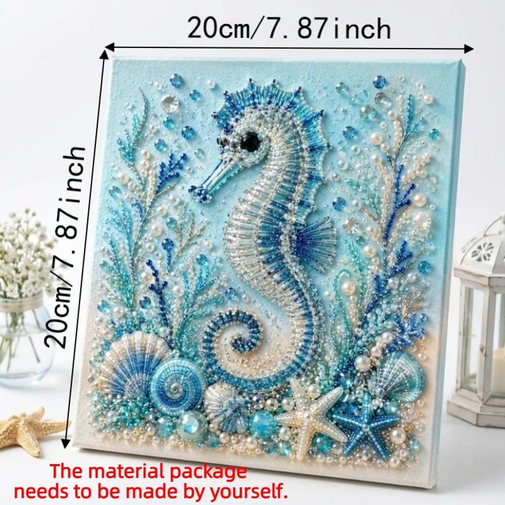 Coastal Style Ocean Theme Pearl Art DIY Kit Sparkling Ocean Art Set Wall Decoration