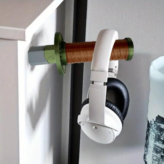 Earphone Holder Strong Load-bearing Space-saving Simple Installation Headphone Wall Mount Bracket Display Stand