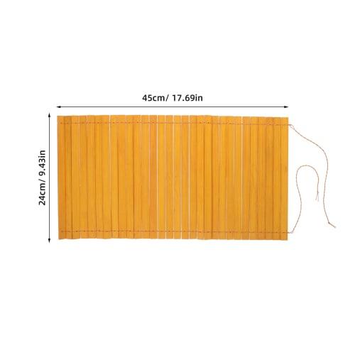 Tofficu Handmade Bamboo Calligraphy Slips, Blank Scrolls for Children, Practice, and Display, 45x24cm