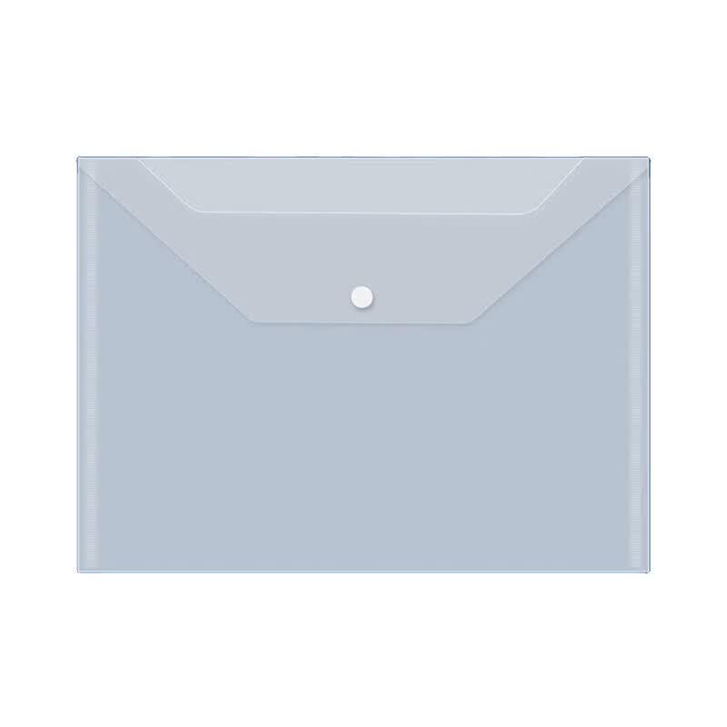 TRNFA A3 Transparent PP Document Bags with Snap Button (10-Pack)