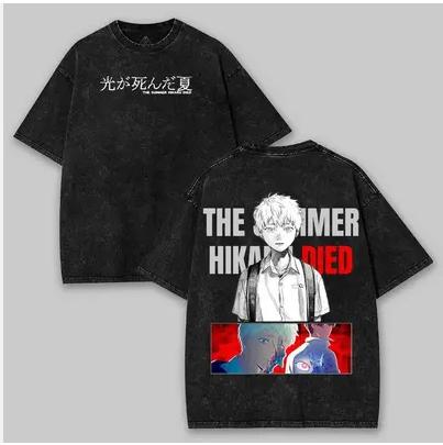 

Final Fantasy NewModel Washed shirt Anime Lover personality Clothes Oversized Year round clothing Unisex hot product Breathable S