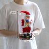 SPICE OF LIFE Dancing Funny Christmas Musical Hat-Flapping Santa, Battery-Operated, 25cm Tall, LCXZ2320