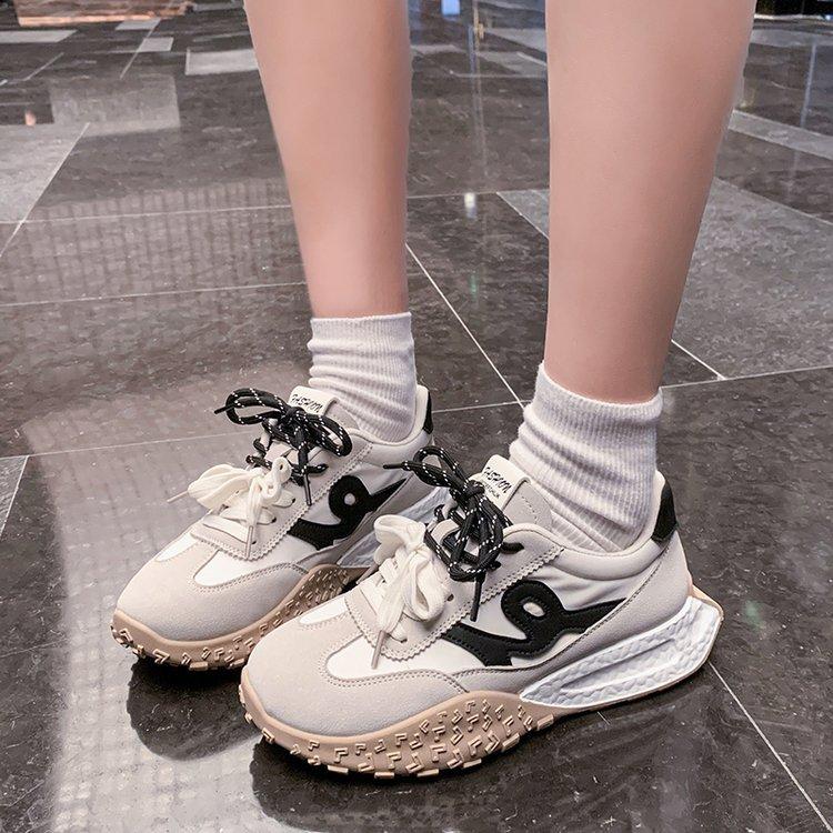 Dexun Shoes Women's 2025 Spring New Sports Shoes Lightweight and Versatile Fashion Niche Original Personalized Casual Shoes Women's Shoes