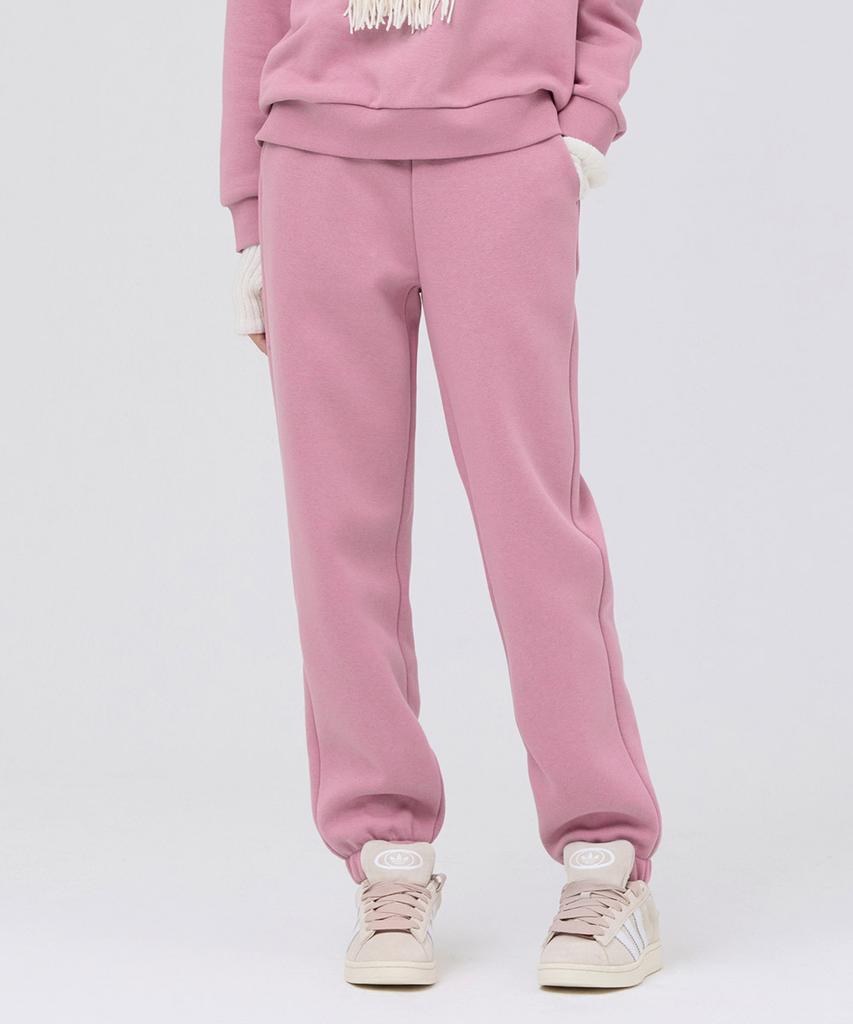 CHASECULT Women'S Fleece-Lined Jogger Pants - Pink