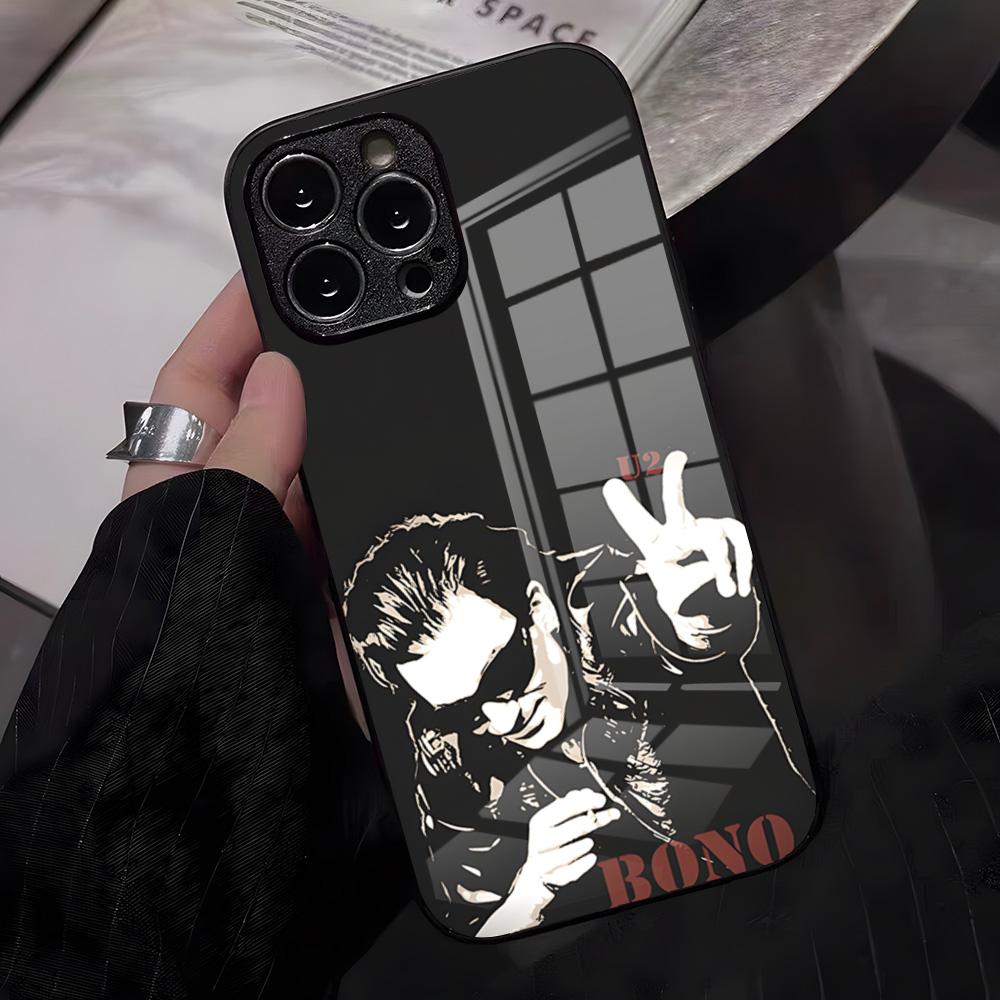 

U2 Band Phone Case For IPhone 17 Pro Max 16 15 14 Pro Max 13 11 X Xs Xr 8 7Plus Glass Cover iPhone17 Pro