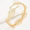 Gold Color Opening Arm Bracelet Metal Arm Bracelet Elegant Armband  Party Occasion