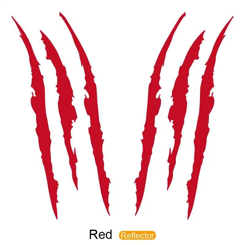 Car Sticker Reflective Monster Claw Scratch Stripe Marks Headlight Decal Auto Exterior Waterproof Vinyl Decal Car Accessories