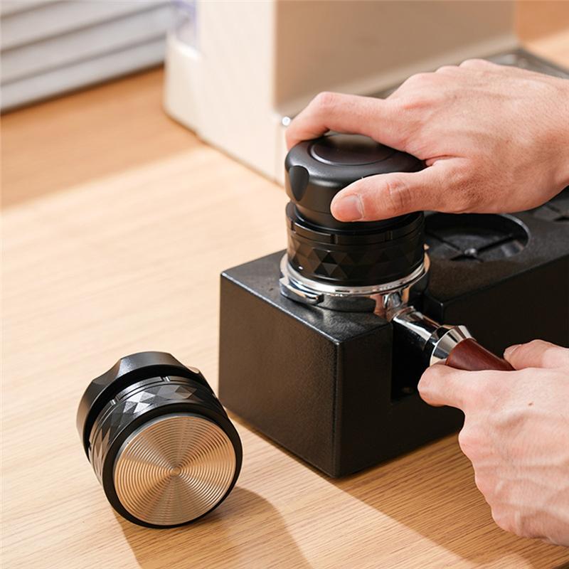 B97A-Depth-Control 51Mm Espresso Hand Tamper, Universal Coffee Distributor For Enhanced Coffee Taste