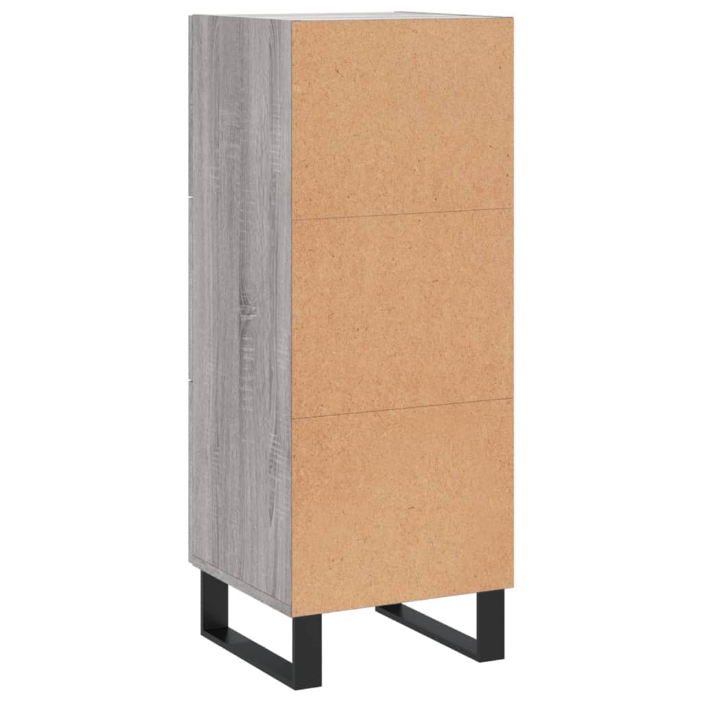 Sideboard Gray Sonoma 34.5 x 34 x 90 cm Particleboard
