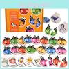Word Match Alphabet Animal Cards Kids Educational Toy Enlightenment Toddler