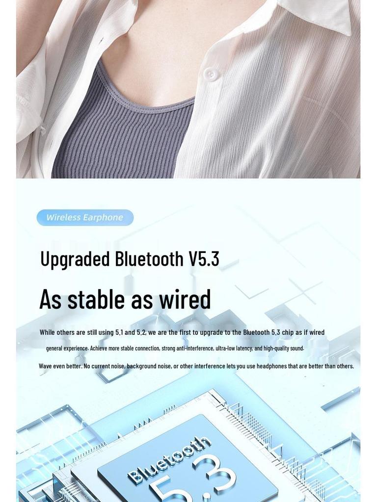 Verbesserte kabellose Bluetooth 5.3 Over-Ear-Kopfhörer für Sport & Esports