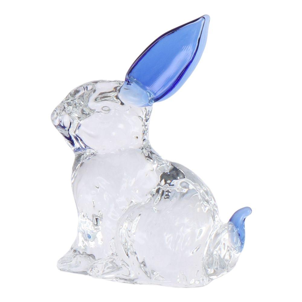 Hase Hase Kristallornamente Blau/Rosa Kristalldekoration Neue Kristalltierdekoration Zimmer