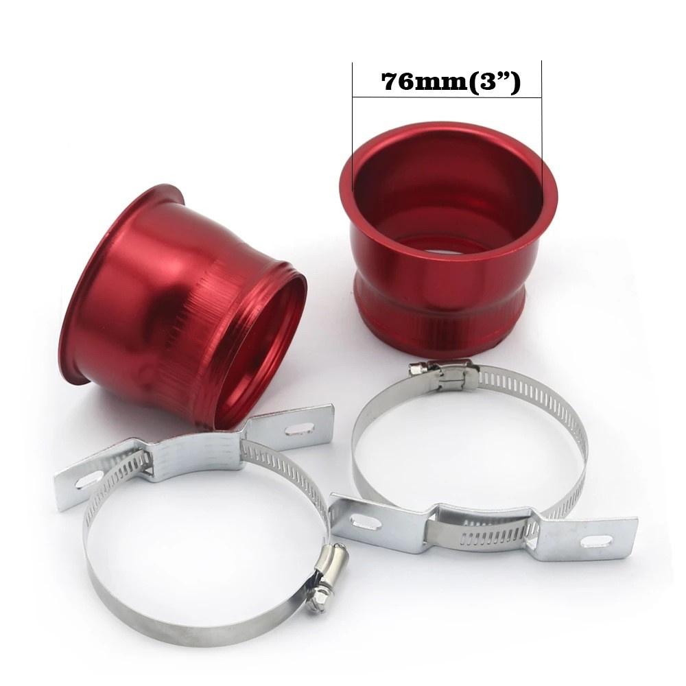 Car Modification 3-inch 76mm Adjustable Intake Telescopic Tube Diversion Hose