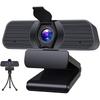 Enevox Webcam, 2K Full HD, 4 Million Pixel Microphone, 30FPS, 125° Wide Angle, PC Camera, Automat...