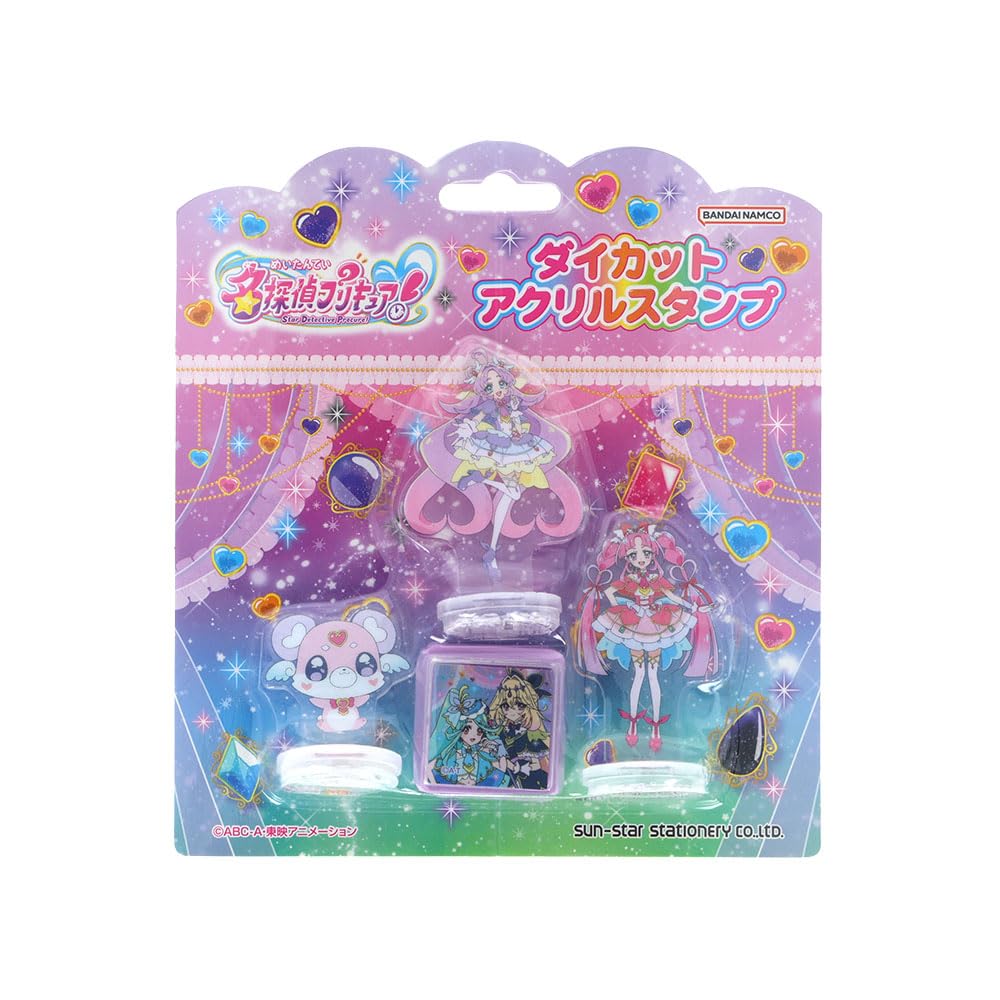 Sunstar Stationery Acrylic Stamp Detective 3064370A Die-Cut Precure!