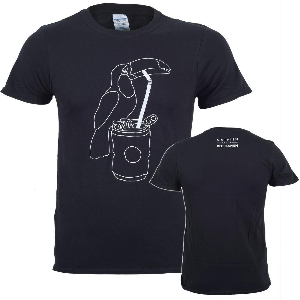Official Catfish and the Bottlemen T Shirt The Balance Album Toucan New Black S