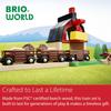 BRIO Farm Train 33404 Wooden Electric Gift (Ages 3+) [Toy, Toy, Train, Locomotive, Vehicle, Vehicle, (Birthday/Christmas)]