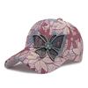 Baseball Cap Women Spring Summer Korean Style Breathable Sun Hat Sunscreen Butterfly Lace Trendy Caps