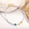 Vintage Sea Charm Pendant Neckchain Fashionable Beaded Necklace Temperament Neckwear Fashion Jewelry Piece