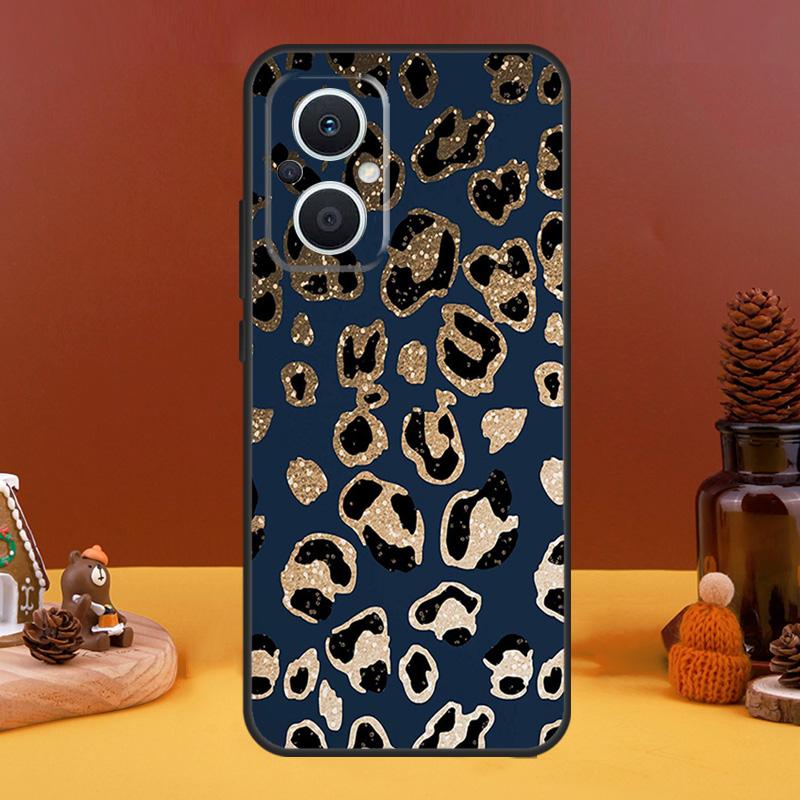 Leopard Print Black Cheetah Pattern Case For OPPO Reno 5 Lite 4 6 7 8 10 Pro 11 F 4Z 5Z 8T OPPO Find X2 X3 Lite X5 X6 Pro Cover
