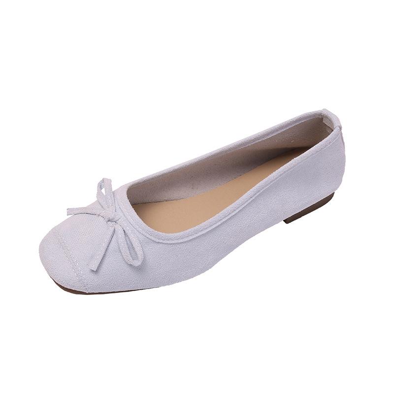 Bow Ballet Shoes Summer New Temperament Flats Retro Casual Women's Shoes