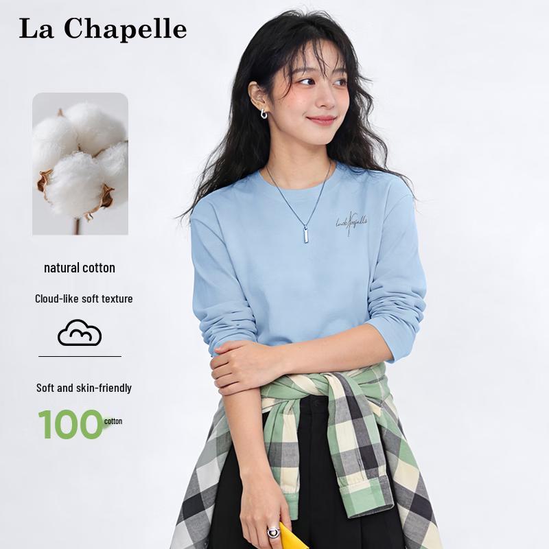 

La Chapelle Women s Long Sleeve Cotton T-Shirt S