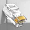 Rosfix Wtyki RJ45 6e EasyPass – Przelotowe Wtyki Sieciowe UTP | 100 Szt. | Kategoria 6e | 8P8C | Do Skrętki LAN