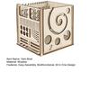 Multifunctional Yarn Bowl All in One Wooden Yarn Storage Box Knitting Needle Holder Yarn Dispenser for Crochet Knitting Lovers