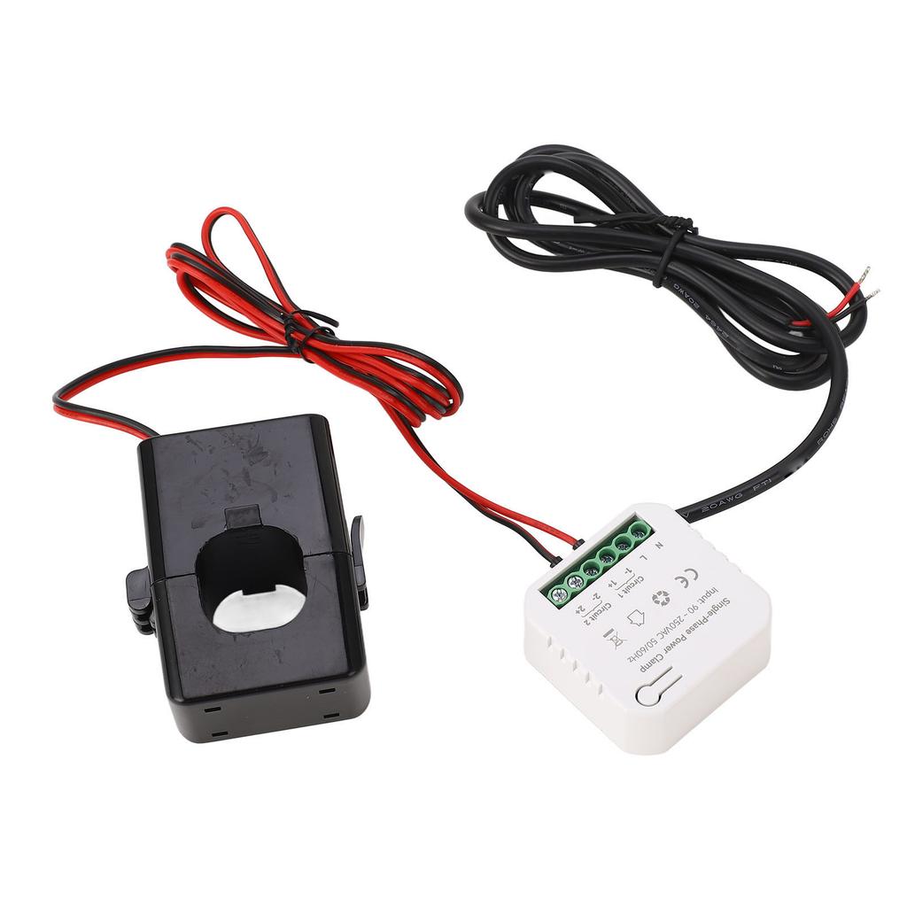 90‑250VAC Smart Energy Meter 2 Way Bilateral Real Time APP Monitor Electric Meter with 200A Current Transformer