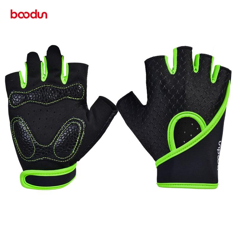 Men Women Gym Workout Gloves Half-Finger Anti-Slip Silicone Palm Breathable Fitness Training