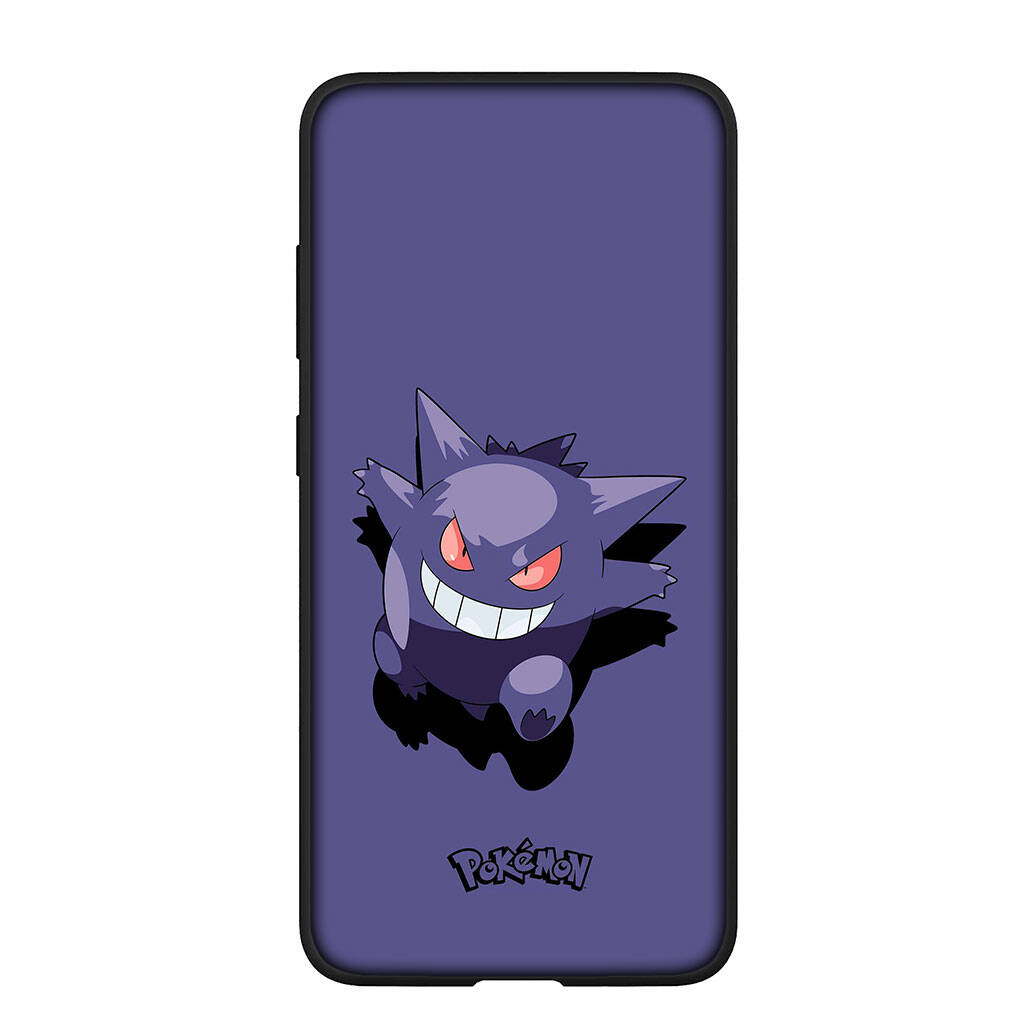 Phone Case for Samsung Galaxy S25 S23 S22 S24 Ultra FE Plus S9 A05 A06 A15 A16 A36 A37 A35 A54 A55 A56 A57 A25 A53 A17 Pikachu Pokemon GO Gengar Cover