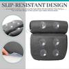 Bath Pillow for Head and Neck with 6 Non-Slip Suction Cups, Ergonomic Bathtub Pillow Home Spa Headrest