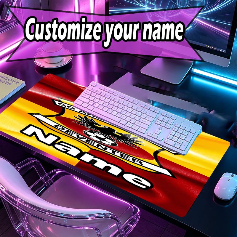 Custom Name Personalized Go Ahead Eagles Pattern Mousepad, Laptop PC Desk Mat, Decorative Desk Mat for Home Keyboard Pad Gift