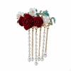 Chinese Design Tassel Hair Clip Elegant Traditional Attire