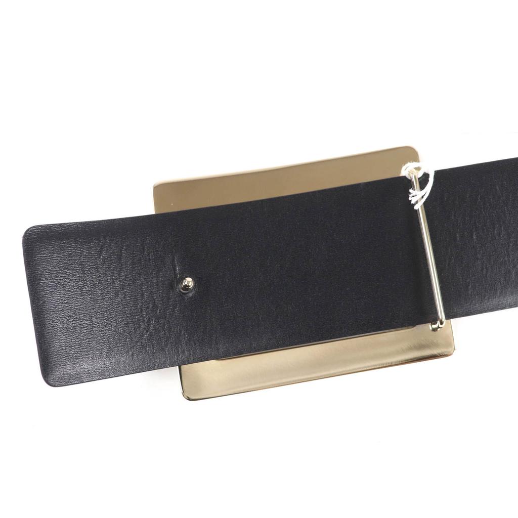 Excellent ROGER VIVIER belt logo buckle leather beige leather Women Used