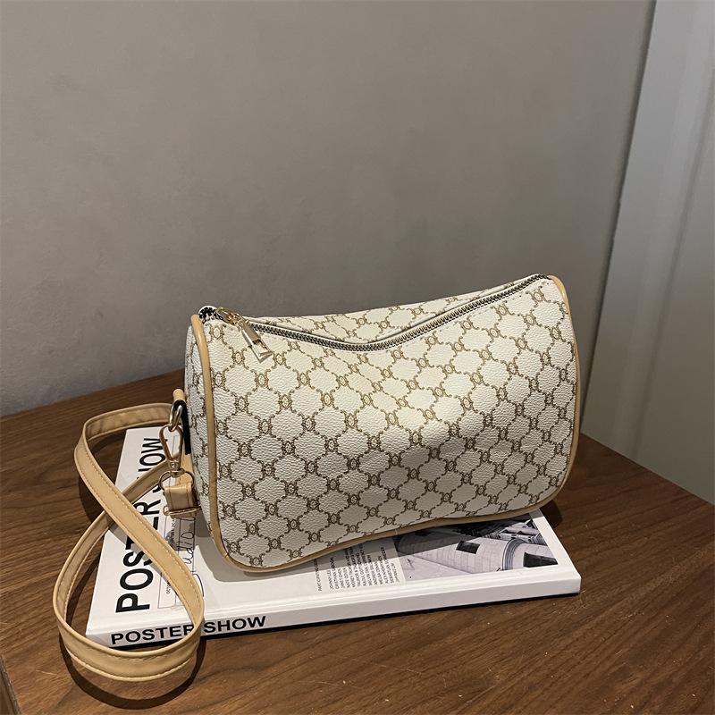 Sac taie d'oreiller imprimé - sac à bandoulière unique élégant, polyvalent, simple et décontracté