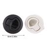 1Pc Round Flush Pull Slam Latch Cabin Flush Door Locker Mount Lift Pull Handle For Rv Yacht Marine Boat Deck Hatches Accessories