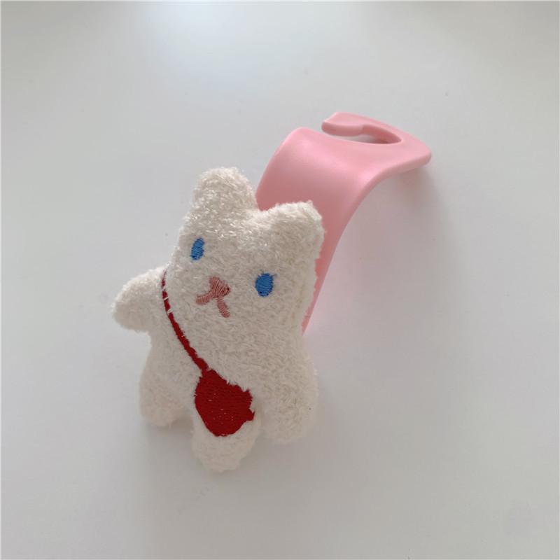 

INS Style Cute Backpack Bear Car Hanging Cute Plush Car Seat Decoration Storage Hook Creative Design Korean Style