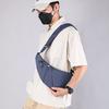 Men's breast bag, gun bag, messenger bag, multi-functional leisure bag, shoulder bag, anti-lost and anti-theft bag.