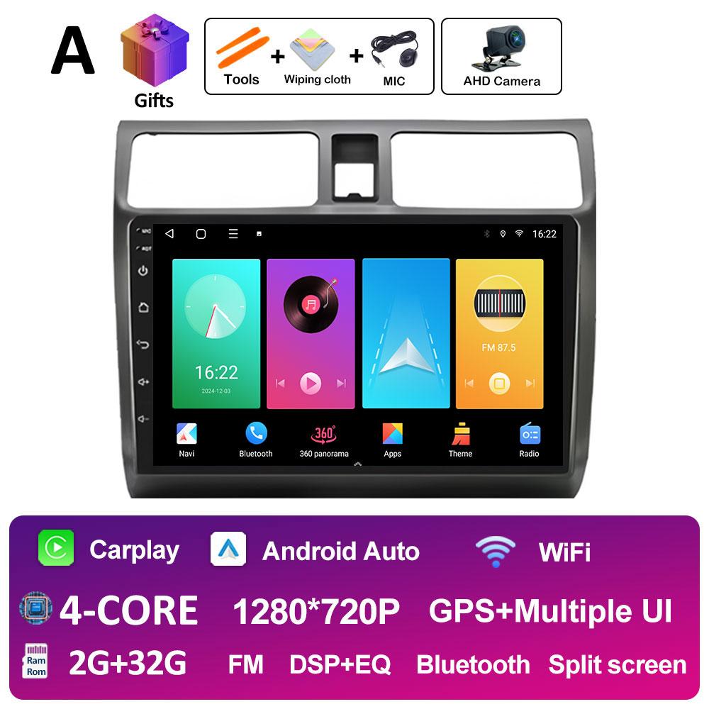 For Suzuki Swift 2003 2004 2005 2006 - 2010 Android Intelligent System Wireless Carplay DSP Stereo Autoradio Auto Tools No 2 Din