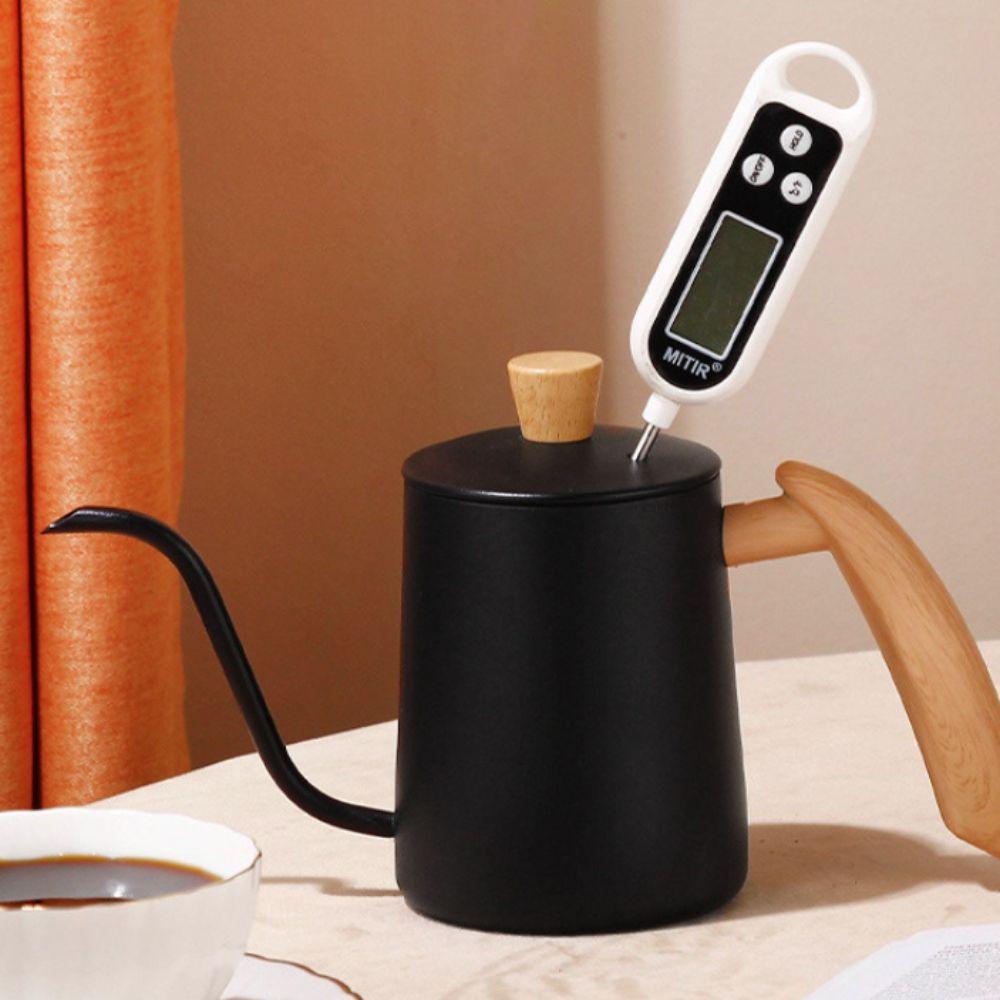 Graduated Pour Over Coffee Kettle 350/600 ML Coffee Maker Pot Simple Gooseneck Coffee Pot  Camping