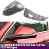For BMW F48 F49 F39 G29 F44 F45 F46 F53 F40 for Toyota Supra Carbon Fiber Look Rear View Mirror Cover Style Side Wing Mirror Cap