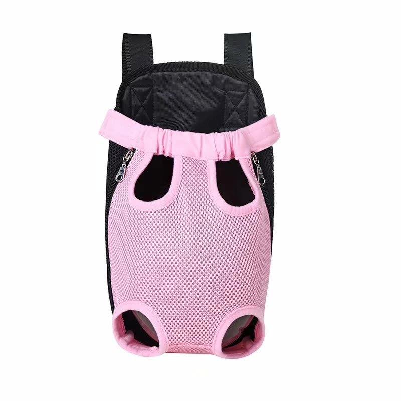 

1pc Pet carrying bag, cat chest bag, dog chest bag, folding dog pet supplies L розовый