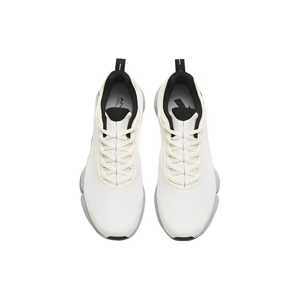 Anta Durable Non-Slip Low-Top Running Shoes Men Sneakers White Blue 112315501-4