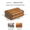 Free Shipping Summer Bamboo Cool Pillow - Neck Support for Men & Women, Hard Spine Protection, Single Person Sleep Mat
