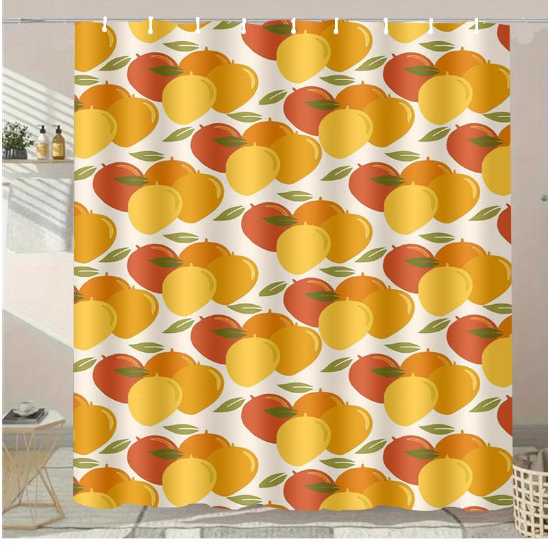 Cartoon baby panda Washable Dirt-Resistant Shower Curtain Shower Head waterproof Polyester Bath Curtain For Home Decor