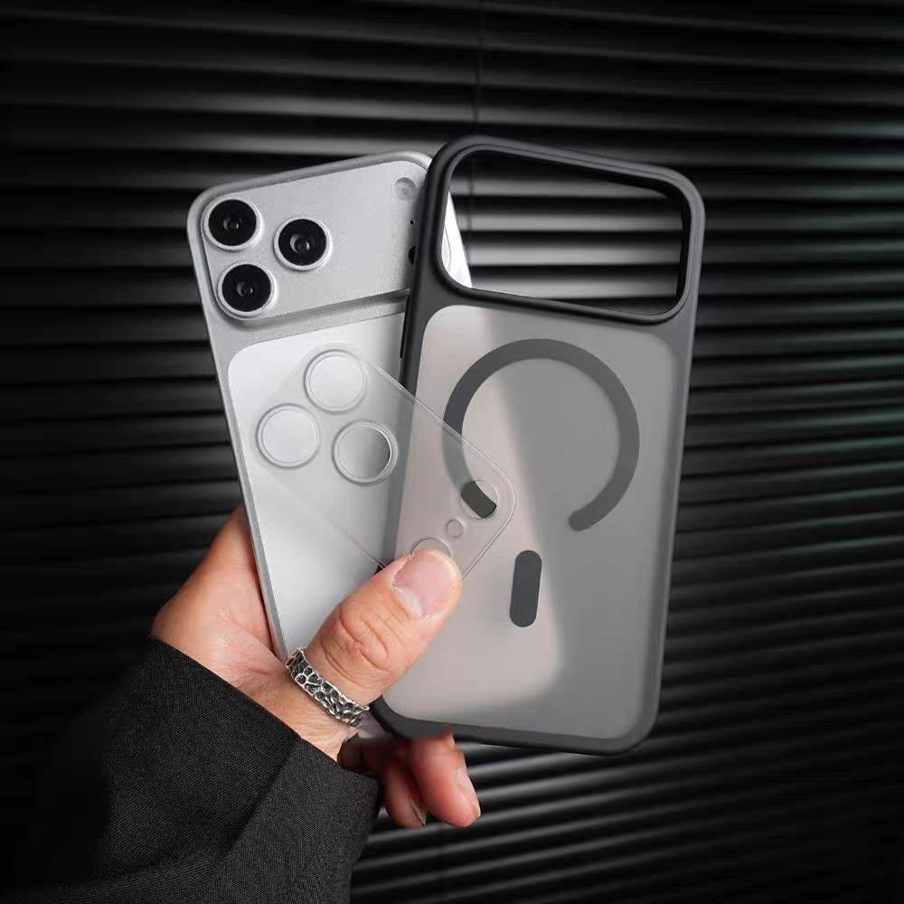DIY Camera Lens Cover For iPhone Interchangeable Lens Module iPhone17 13 15 16 Pro Max Style Look Soft Edge Hard Back Phone Case