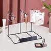 Jewelry Stand Bangles Organizer Aesthetic Black Jewelry Organizer Decorative Earrings Necklaces Bracelets Storage Rack For