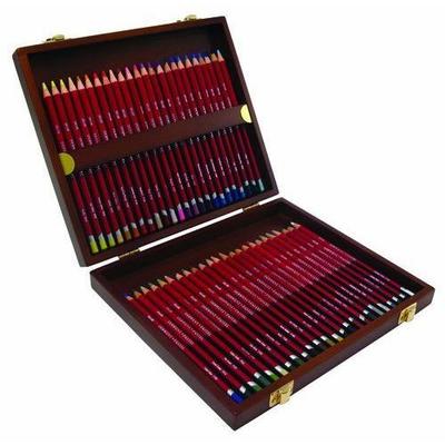 Pastelkrijtjes doos - Derwent - 48 krijtjes - Hout - 4 kleuren - Gemengd
