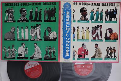 LP Record VARIOUS  Detroit Soul  Twin Deluxe SJET93901 TAMLA MOTOWN 1972 Japan Obi SoulFunk Used